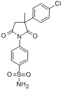 CAS#: 28103-45-9， 4-(2,5-Dioxo-3-(4-Chlorophenyl)-3-Methyl-1-Pyrrolidinyl)-Benzenesulfonamide