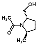 CAS#: 28115-46-0， 1-[(2S,5R)-2-(Hydroxymethyl)-5-Methyl-1-Pyrrolidinyl]Ethanone