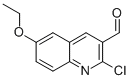 结构式 CAS# 281208-98-8, 2-氯-6-(乙氧基)喹啉-3-甲醛