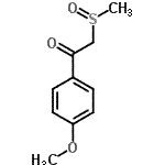 CAS#: 2813-23-2， 1-(4-Methoxyphenyl)-2-(Methylsulfinyl)Ethanone