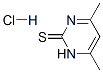 structure of CAS# 28176-16-1, 4,6-Dimethyl-1H-Pyrimidine-2-Thione Hydrochloride;Sr-01000637141-1;Einecs 263-578-5