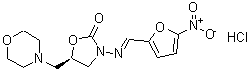 CAS#: 2818-22-6， (R)-5-(Morpholinomethyl)-3-[(5-Nitrofurfurylidene)Amino]-2-Oxazolidinone Monohydrochloride