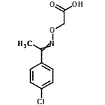 CAS#: 28191-75-5， ({[1-(4-Chlorophenyl)Ethylidene]Amino}Oxy)Acetic Acid