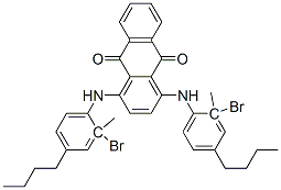 CAS#: 28198-04-1， 1,4-Bis(2-Bromo-4-Butyl-o-Toluidino)Anthraquinone