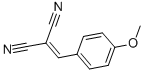 structure of CAS# 2826-26-8, (4-Methoxybenzylidene)Malononitrile;2-[(4-Methoxyphenyl)Methylene]Propanedinitrile;2-(4-Methoxybenzylidene)Malononitrile;Lopac0_001150