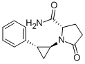 CAS 登录号：2829-19-8， 5-氧代-N-(2-苯基环丙基)吡咯烷-2-甲酰胺