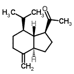 CAS#: 28305-60-4， 1-[(1S,3aR,7S,7aS)-7-Isopropyl-4-Methyleneoctahydro-1H-Inden-1-Yl]Ethanone