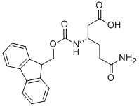 结构式 CAS# 283160-17-8, (S)-3-(芴甲氧羰基-氨基)己二酸 6-酰胺