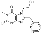 CAS#: 28345-96-2, 7-(beta-Hydroxyethyl)-8-(3'-pyridylmethyl)theophylline