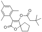 structure of CAS# 283594-90-1, Spiromesifen;3,3-Dimethylbutanoic Acid [2-Oxo-3-(2,4,6-Trimethylphenyl)-1-Oxaspiro[4.4]Non-3-En-4-Yl] Ester;3,3-Dimethylbutyric Acid [2-Keto-3-(2,4,6-Trimethylphenyl)-1-Oxaspiro[4.4]Non-3-En-4-Yl] Ester;2-Oxo-3-(2,4,6-Trimethylphenyl)-1-Oxaspiro[4.4]Non-3-En-4-Yl 3,3-Dimethylbutanoate