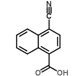 CAS#: 2839-20-5， 4-Cyano-1-Naphthoic Acid