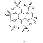 CAS#: 28434-25-5， 1,2,3,4,5,6-Cyclohexanehexayl Hexakis(Hydrogen Sulfate) - Potassium (1:1)