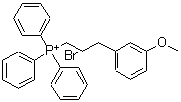 结构式 CAS# 28437-33-4, [3-(3-甲氧基苯基)丙基](三苯基)鏻溴化物