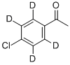 structure of CAS# 284474-50-6, 4'-Chloroacetophenone-2',3',5',6'-D4