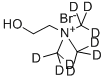 structure of CAS# 285979-71-7, Choline-D9 Bromide (N,N,N-Trimethyl-D9);CHOLINE-D9 BROMIDE (N,N,N-TRIMETHYL-D9);CHOLINE BROMIDE-(TRIMETHYL-D9)