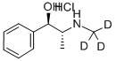 CAS#: 285979-74-0， (1R,2R)-(-)-Pseudoephedrine-D3 Hydrochloride (N-Methyl-D3)