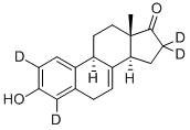 structure of CAS# 285979-79-5, Equilin-2,4,16,16-D4