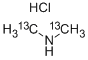 structure of CAS# 286012-99-5, Dimethyl-13C 2-Amine Hydrochloride