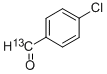 structure of CAS# 286013-17-0, 4-Chlorobenzaldehyde-alpha-13C