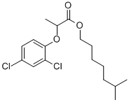 结构式 CAS# 28631-35-8, 2-(2,4-二氯苯氧基)丙酸异辛酯