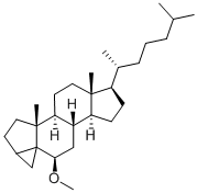 structure of CAS# 2867-93-8, (3A,5R,6B)-6-Methoxy-3,5-Cyclocholestane;3,5-Cyclocholestane, 6-Methoxy-, (3.Beta.,5.Alpha.,6.Beta.)-;6-Methoxy-3,5-Cyclocholestane;Nsc134933