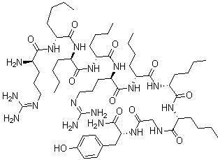 CAS#: 287096-87-1， D-Arginyl-D-norleucyl-D-norleucyl-D-norleucyl-D-arginyl-D-norleucyl-D-norleucyl-D-norleucylglycyl-D-Tyrosinamide