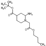 CAS#: 287399-61-5， 2-Methyl-2-Propanyl 2-Amino-1-(2-Butoxy-2-Oxoethyl)-4-Piperidinecarboxylate