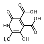 CAS#: 2874-38-6， 5-Hydroxy-6-Methyl-2-Oxo-1,2-Dihydro-3,4-Pyridinedicarboxylic Acid