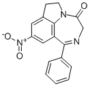 CAS 登录号:28748-76-7, 6,7-二氢-9-硝基-1-苯基-吡咯并(3,2,1-jk)(1,4)苯并二氮杂卓-4(3H)-酮