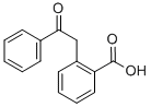 结构式 CAS# 2881-31-4, 2-(2-氧代-2-苯基乙基)苯甲酸