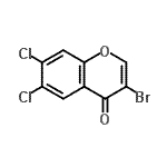 CAS#: 288399-48-4， 3-Bromo-6,7-Dichloro-4H-Chromen-4-One