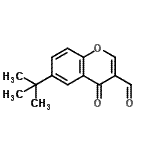 CAS#: 288399-61-1， 6-(2-Methyl-2-Propanyl)-4-Oxo-4H-Chromene-3-Carbaldehyde