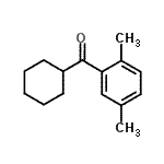 结构式 CAS# 2890-24-6, 环己基(2,5-二甲基苯基)甲酮