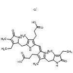 CAS#: 28925-89-5， 3-[2-[(E)-[3-(2-Carboxyethyl)-5-[(4-Ethyl-3-Methyl-5-Oxo-1,2-Dihydropyrrol-2-Yl)Methyl]-4-Methyl-Pyrrol-1-Ium-2-Ylidene]Methyl]-5-[(3-Ethyl-4-Methyl-5-Oxo-1,2-Dihydropyrrol-2-Yl)Methyl]-4-Methyl-1H-Pyrrol-3-Yl]Propanoic Acid Chloride