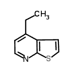 CAS#: 28988-17-2， 4-Ethylthieno[2,3-b]Pyridine