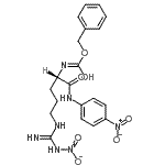 CAS#: 29028-60-2， Benzyl hydrogen {(2S)-5-(N'-nitrocarbamimidamido)-1-[(4-nitrophenyl)amino]-1-oxo-2-pentanyl}carbonimidate