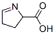 structure of CAS# 2906-39-0, 3,4-Dihydro-2H-Pyrrole-2-Carboxylic Acid;Chebi:1372;3,4-Dihydro-2H-Pyrrole-2-Carboxylate;2H-Pyrrole-2-Carboxylic Acid, 3,4-Dihydro-