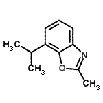 CAS#: 29078-21-5， 7-Isopropyl-2-Methyl-1,3-Benzoxazole