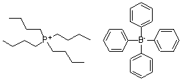 结构式 CAS# 29089-62-1, 四丁基鏻四苯基硼酸盐(1-)