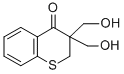 结构式 CAS# 29107-30-0, 3,3-二(羟基甲基)-2,3-二氢-4H-苯并噻喃-4-酮