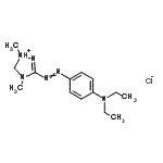 CAS#: 29120-27-2， 3-{[4-(Diethylamino)Phenyl]Diazenyl}-1,4-Dimethyl-4,5-Dihydro-1H-1,2,4-Triazol-1-Ium Chloride
