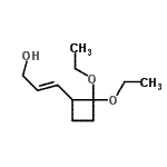 CAS 登录号：291537-71-8， (2E)-3-(2,2-二乙氧基环丁基)-2-丙烯-1-醇