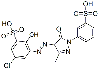 CAS#: 29194-44-3， 5-Chloro-2-Hydroxy-3-[[3-Methyl-5-Oxo-1-(M-Sulphophenyl)-2-Pyrazolin-4-Yl]Azo]Benzenesulphonic Acid