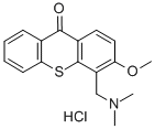 CAS#: 29483-51-0， 3-Methoxy-4-(Dimethylaminomethyl)-9-Thioxanthenone Hydrochloride