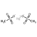 structure of CAS# 29526-41-8, Mercury Dimethanesulfonate;Mercuric methanesulfonate