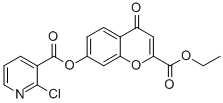 CAS#: 295787-48-3， 2-(Ethoxycarbonyl)-4-Oxo-4H-Chromen-7-Yl 2-Chloronicotinate