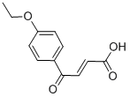 structure of CAS# 29582-31-8, (2E)-4-(4-Ethoxyphenyl)-4-Oxo-2-Butenoic Acid;(E)-4-(4-Ethoxyphenyl)-4-Oxo-But-2-Enoate;(E)-4-(4-Ethoxyphenyl)-4-Keto-But-2-Enoate;Zinc00129057
