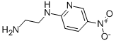 structure of CAS# 29602-39-9, N1-(5-Nitro-2-Pyridinyl)-1,2-Ethanediamine;2-[(5-Nitropyridin-1-Ium-2-Yl)Amino]Ethylammonium;2-[(5-Nitro-2-Pyridin-1-Iumyl)Amino]Ethylammonium;Zinc03860908