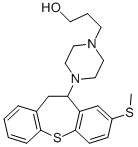 CAS 登录号：29604-16-8， 4-[10,11-二氢-8-(甲硫基)二苯并[b,f]硫杂卓-10-基]-1-哌嗪丙醇