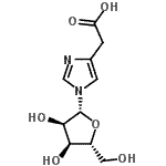 CAS#: 29605-99-0， 4-(Carboxymethyl)-1-(beta-D-Ribofuranosyl)-1H-Imidazole